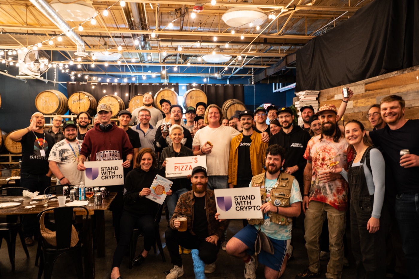 A Detroit PizzaDAO community gathering